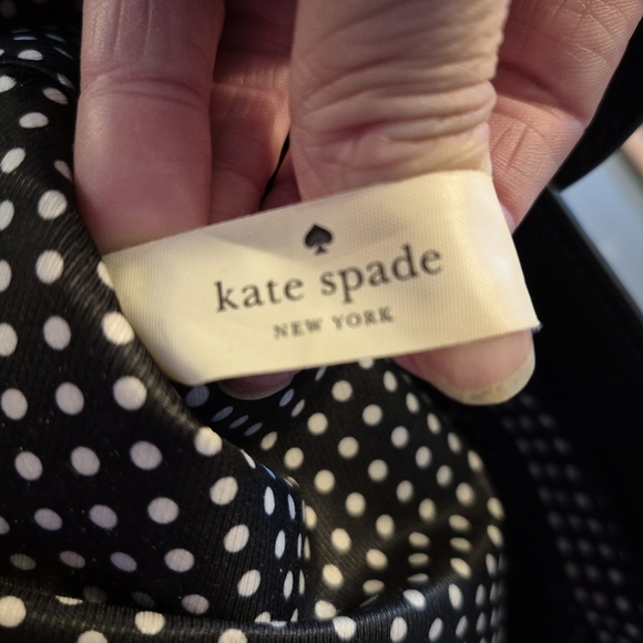 Kate Spade Black Leather Bow Purse - Picture 6 of 13